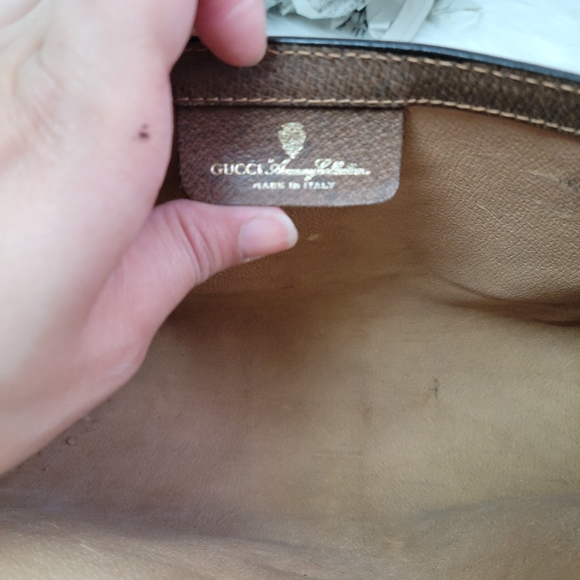 100% Authentic Gucci web sherry line clutch Bag - Picture 4 of 14